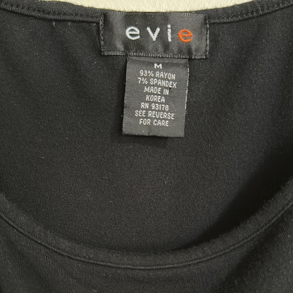 EVIE Black Fitted Camisole Top - Picture 2 of 5